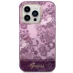 Чехол Guess Porcelain Collection для iPhone 14 Pro Max - фуксия