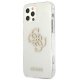 Guess iPhone 12 Pro Max vāciņš Glitter 4G Big Logo, caurspīdīgs