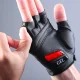 Велосипедные перчатки Rockbros S143-BK XXL с гелевыми вставками, черные