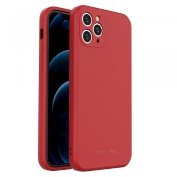 Apple Iphone 11 Pro 5.8" Wozinsky Silicone Color Case Cover, Red | Чехол Обложка Бампер Кабура
