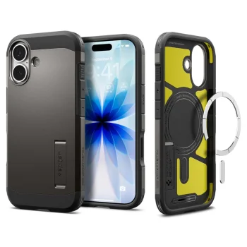 Spigen Tough Armor “T” MagSafe maciņš iPhone 17 - Pelēks | Phone Case Cover