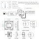 Сенсорный LED Диммер T1-1 12-48V 2 Канала Настенная Панель