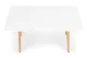 Modernhome KJOD-01 skandināvu stila datorgalds balts