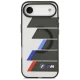 Чехол для iPhone Air BMW M IML Metal Buttons Tricolor Lines MagSafe, серый