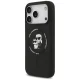 Чехол Karl Lagerfeld Silicone Karl&Choupette Ring MagSafe для iPhone 18 Pro Max / 17 Pro Max, черный
