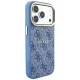 Guess Embossed 4G Classic MagSafe vāciņš iPhone 17 Pro Max / 18 Pro Max, zils