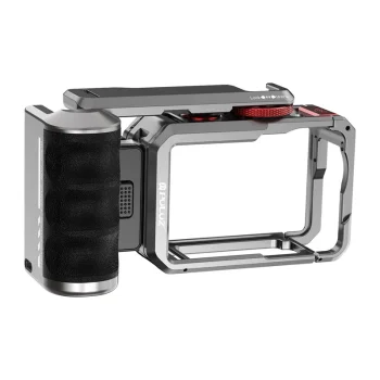 Клетка с рукояткой Puluz для DJI Osmo Action 6, PU1077TS, титановый