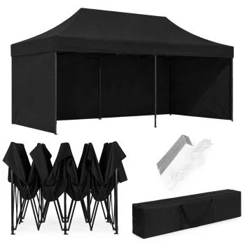 Автоматический шатер для мероприятий MultiGarden 3x6м, черный
