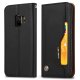 Samsung Galaxy S9 (G960F/DS) PU Leather Wallet Book Case Cover, Black | Чехол Кошелёк Книжка для...