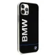 Чехол BMW Hardcase Signature Printed Logo для iPhone 12 / 12 Pro, черный