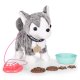 Interactive Walking Husky Dog Toy on Leash Wags Tail and Plays Music for Kids