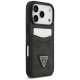 Guess 4G Double Card Triangle vāciņš iPhone 17 Pro – melns | Phone Case Cover