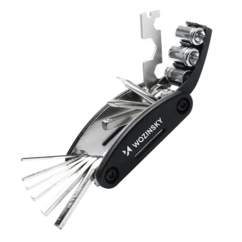Velosipēda daudzfunkcionālais instruments 16-in-1 Wozinsky WWZ-01N, melns