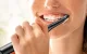 Soniskā zobu birste, elektriskā zobu suka ar uzgaļiem un ceļojuma futrāli Bitvae D2 (balta) | Sonic Toothbrush