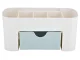 Cosmetics and Jewelry Organizer with Drawer, Grey