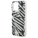 Apple iPhone 16 Pro 6.3\'\' Karl Lagerfeld IML Zebra Pattern & Cord Cover Case, Black | Чехол Кейс...