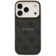 Чехол Guess для iPhone 17 Pro 4G PU Classic Logo MagSafe, черный