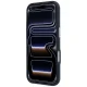 Чехол BMW Sign Deboss Quilted Metal Logo MagSafe для iPhone 17 Pro / 18 Pro, синий