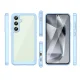Outer Space Case for Samsung Galaxy S24 FE with Gel Frame, Blue