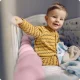 Pīta gultiņas apmale Ricokids, 3 m, rozā