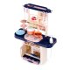 Kids Kitchen Playset with Sounds, LED Lights and Real Water Sink, 10 Accessories