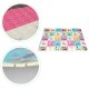 ECOTOYS Large Foam Play Mat for Babies Foldable Reversible Educational with Carry Bag
