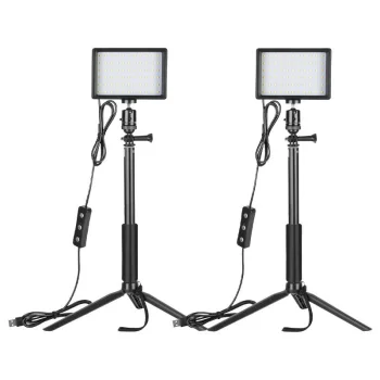 Комплект из 2 LED ламп Neewer ZC-10S со штативами и фильтрами