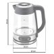 Berdsen BD-715 Glass Electric Kettle with Variable Temperature Control 1.8L 2200W