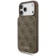 Guess 4G vāciņš ar karšu nodalījumiem iPhone 18 Pro / 17 Pro, brūns