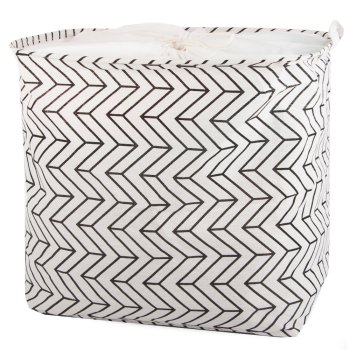 Большая складная корзина для белья и игрушек с ручками 90 л