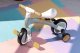 ECOTOYS 3-in-1 Kids Balance Bike with Pedals & Training Wheels, Green