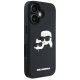 Чехол Karl Lagerfeld 3D Rubber Double Heads для Apple iPhone 16, Черный