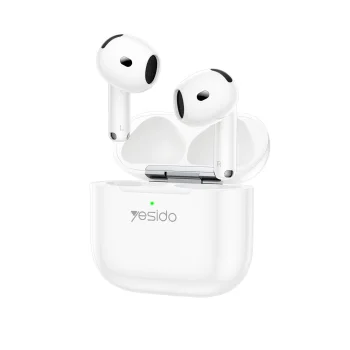 Беспроводные наушники Yesido TWS32 с ANC, Bluetooth 5.4, 300 мАч, белые