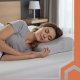 Ergonomic Memory Foam Pillow Ruhhy 26039 Orthopedic, White