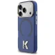 Karl Lagerfeld IML K Head Logo MagSafe Case for iPhone 17 Pro, Blue