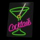 Forever Light COCKTAILS Neon LED Sign on Plexiglass