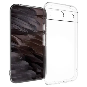 Google Pixel 8a Ultraslim TPU Case Cover, Transparent | Чехол Обложка Бампер Кабура для...