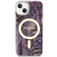 Guess iPhone 14 Case Leopard MagSafe, Pink