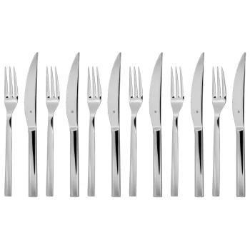 WMF Nuova Steak Cutlery Set, 12 Pieces