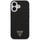 Guess Glitter Triangle Logo MagSafe MagCase iPhone 17 tālrunim – melns | Phone Case Cover