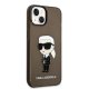 Karl Lagerfeld Ikonik Karl futrālis iPhone 14 Plus / 15 Plus - melns