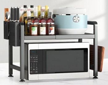 Over the Microwave Rack Kitchen Counter Shelf Organizer