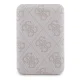 Внешний аккумулятор Guess 5000mAh 4G Leather Metal Logo MagSafe, розовый