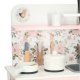 Children\'s Wooden MDF Kitchen Lulilo FLoro with Dishes 82cm, Pink