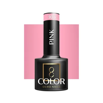 Ocho Nails Pink 305 hibrīda nagu laka, 5 g