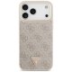Guess MagSafe vāciņš iPhone 17 Pro Max ar 4G Triangle Logo, Big Strap un metāla pogām — rozā | Phone Case Cover
