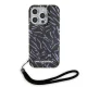 Karl Lagerfeld iPhone 15 Pro Max vāciņš IML Zebra Pattern & Cord, violets
