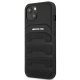 Apple iPhone 14 Plus 6.7\'\' AMG Leather Debossed Lines Case Cover (Amhcp14mgsebk), Black | Telefona Maciņš Vāks...