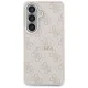 Чехол Guess 4G Embossed Ring MagSafe для Samsung Galaxy S26+, розовый
