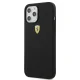 Ferrari iPhone 12 Pro Max vāciņš On Track Silicone, melns